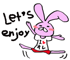 Slightly disgusting rabbit sticker #7448032