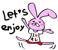 Slightly disgusting rabbit sticker #7448032