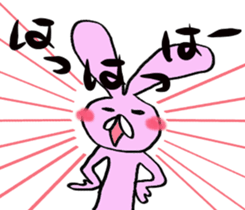 Slightly disgusting rabbit sticker #7448044