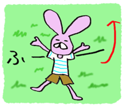 Slightly disgusting rabbit sticker #7448046