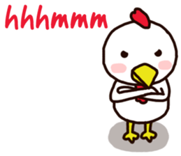 Little White Chick sticker #7448228