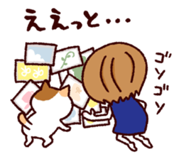 Girls and camera sticker #7448509