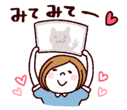 Girls and camera sticker #7448510