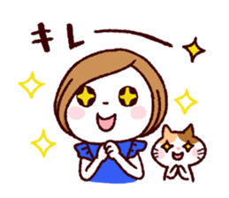 Girls and camera sticker #7448515