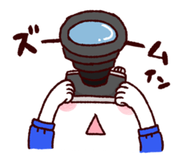 Girls and camera sticker #7448525