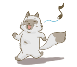 Cookie the cat sticker #7448559