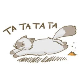 Cookie the cat sticker #7448562