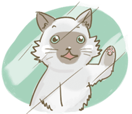 Cookie the cat sticker #7448563