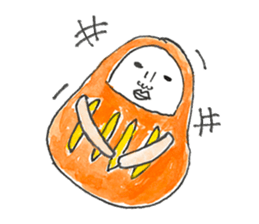 Talking Rainbow Daruma vol.3 sticker #7448626