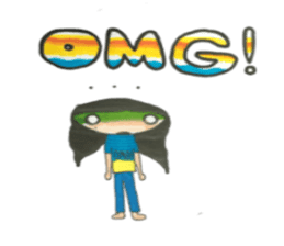 Chibi Audrey sticker #7448883