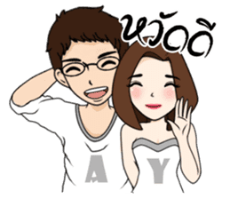 Yuri & Akin (Thai version) sticker #7449034