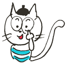 Mr. French cat (french cat) sticker #7449701
