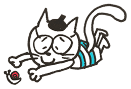 Mr. French cat (french cat) sticker #7449707