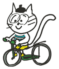Mr. French cat (french cat) sticker #7449724