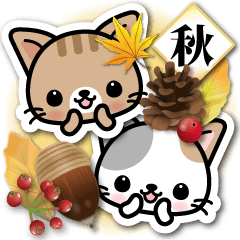 Japanese Style Cat Sticker 3