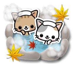 Japanese Style Cat Sticker 3 sticker #7450251