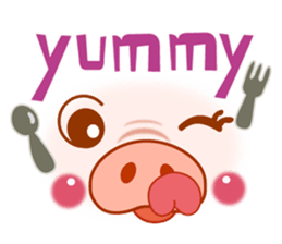 Smiley of a pig sticker #7450364