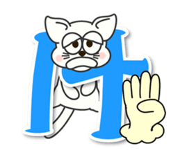 Japanese syllabary hiragana ver.1 sticker #7450905