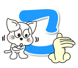 Japanese syllabary hiragana ver.1 sticker #7450909