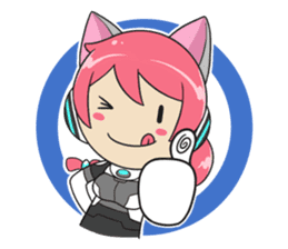 Yura The Police Cat Girl sticker #7451294