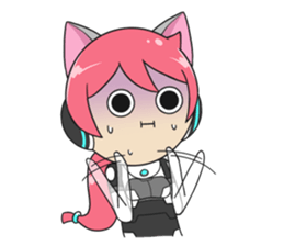 Yura The Police Cat Girl sticker #7451304