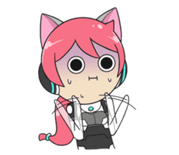 Yura The Police Cat Girl sticker #7451304
