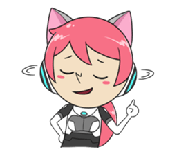 Yura The Police Cat Girl sticker #7451309