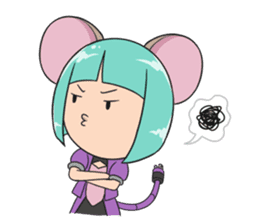 Yura The Police Cat Girl sticker #7451314