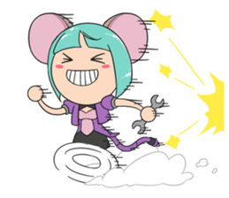 Yura The Police Cat Girl sticker #7451324