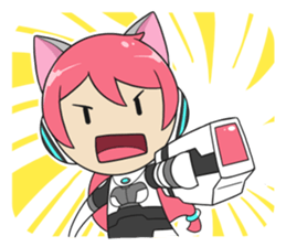 Yura The Police Cat Girl sticker #7451326