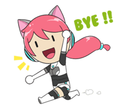 Yura The Police Cat Girl sticker #7451331