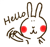 Shy Bunny sticker #7451732