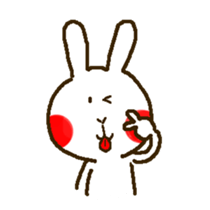Shy Bunny sticker #7451734