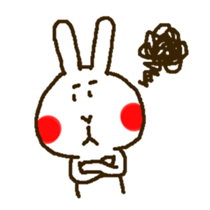 Shy Bunny sticker #7451742