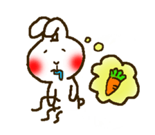 Shy Bunny sticker #7451752