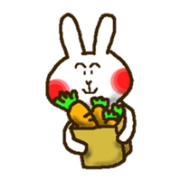 Shy Bunny sticker #7451753