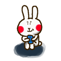 Shy Bunny sticker #7451759