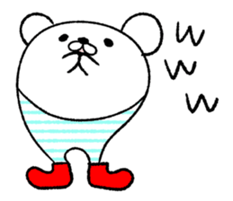 Rice cakes like a white bear sticker #7451775