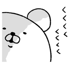 Rice cakes like a white bear sticker #7451801