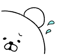 Rice cakes like a white bear sticker #7451803