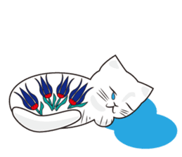 Turkey-made Cat Figurine sticker #7452243