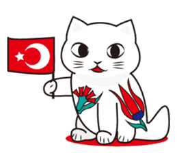 Turkey-made Cat Figurine sticker #7452251