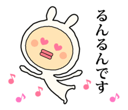 Henteko-rabbit sticker #7452619