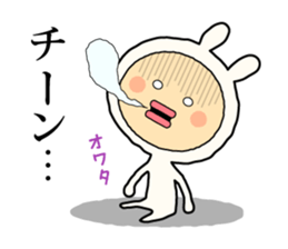 Henteko-rabbit sticker #7452625