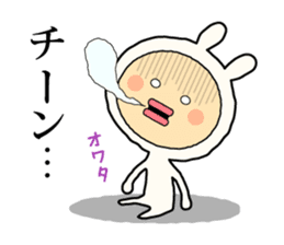 Henteko-rabbit sticker #7452625