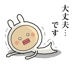 Henteko-rabbit sticker #7452626
