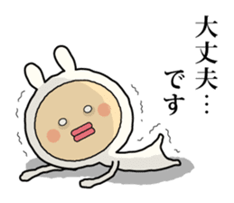 Henteko-rabbit sticker #7452626