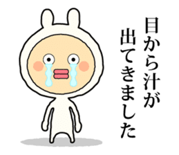 Henteko-rabbit sticker #7452627