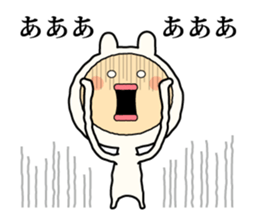 Henteko-rabbit sticker #7452633