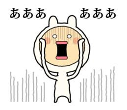 Henteko-rabbit sticker #7452633
